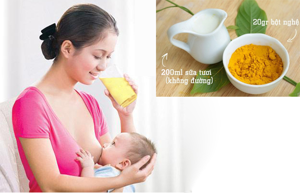 Tại sao làm đẹp sau sinh với tinh bột nghệ được nhiều người áp dụng